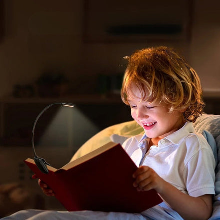 USB-Leselampe mit Klemmbefestigung und Klappdesign