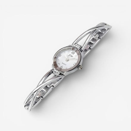 Inaya Armbanduhr mit Rundem Zifferblatt und Verstellbarem Armband