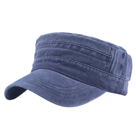 Alfonsor Cadet Cap mit verstellbarem Verschluss und breitem Schirm