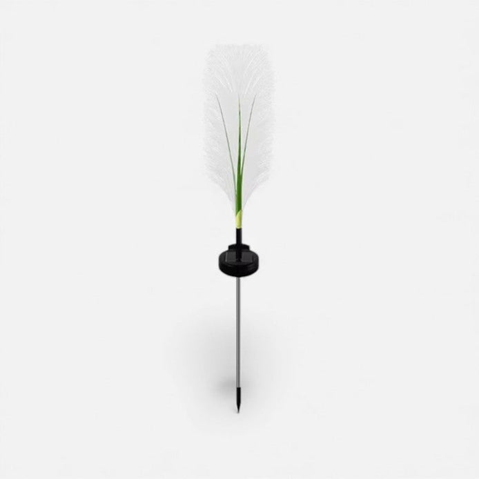 Solarbetriebene Gartenleuchte mit blumenförmigem Design für den Außenbereich