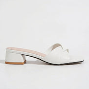 Loravelle Damen Schuhe mit offenem Design und Blockabsatz