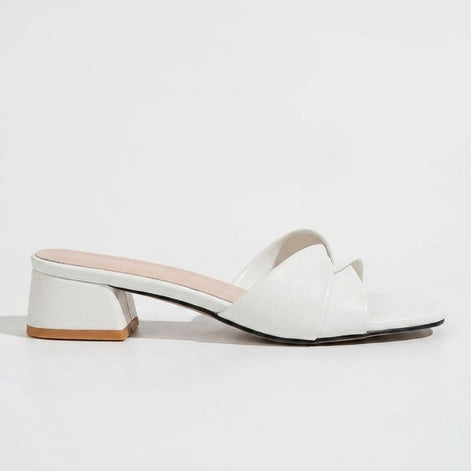 Loravelle Damen Schuhe mit offenem Design und Blockabsatz