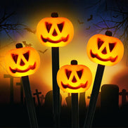 Solar Halloween Gartenleuchten im 5er-Set mit Kürbisdesign – Lumora