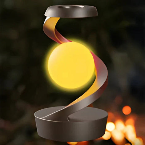 Orbito Schreibtischleuchte mit drehbarer Kugel – LED Tischlampe mit Ladefunktion für Smartphone