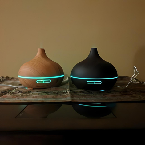 Tragbarer Aroma Diffuser mit LED Licht und Fernbedienung – Novalis