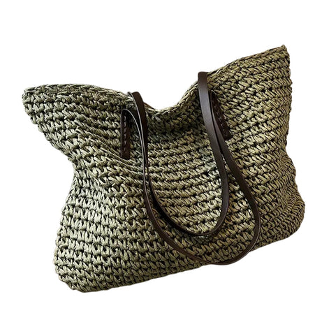 Laymira Damen Shopper aus Naturfasern mit verstellbaren Trägern