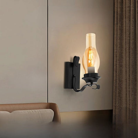 Noctira LED Wandleuchte aus Eisen für Innenräume
