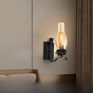 Noctira LED Wandleuchte aus Eisen für Innenräume