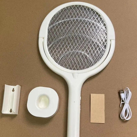 InsectraFlex Pro – Wiederaufladbares Insekten-Racket mit verstellbarem Rahmen