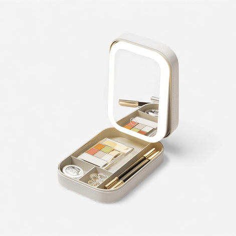 Veloria LED-Make-up Organizer mit Spiegel