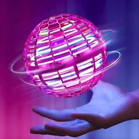 Flynora LED Flugball mit rotierendem Design und USB-Aufladung