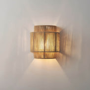 Wandleuchte mit Seildesign und E27 LED – Rovena