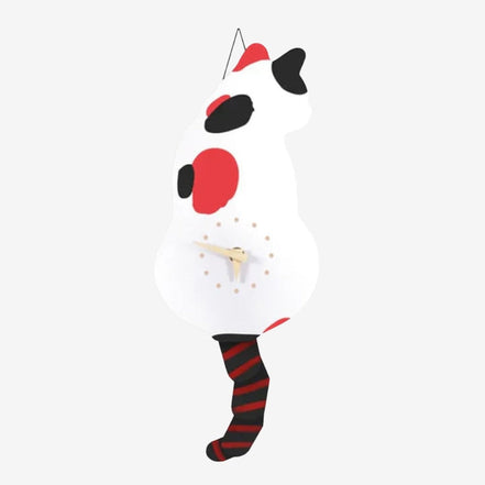 TailTick Katzen-Wanduhr – Dekorative Uhr mit beweglichem Schwanz