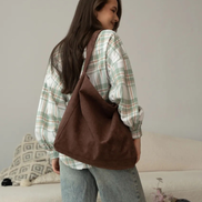 Sorella Tote Tasche – Handtasche mit Haspelverschluss und Innenfach mit Reißverschluss