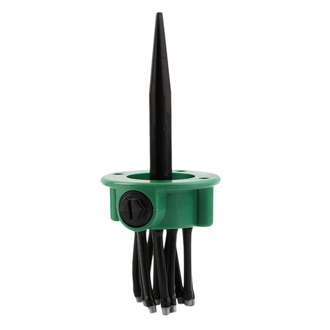 12-in-1 Gartenbewässerungssystem mit 360-Grad-Sprinkler
