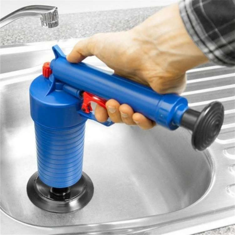 Drainova Rohrreiniger mit Handpumpe und Saugnapf