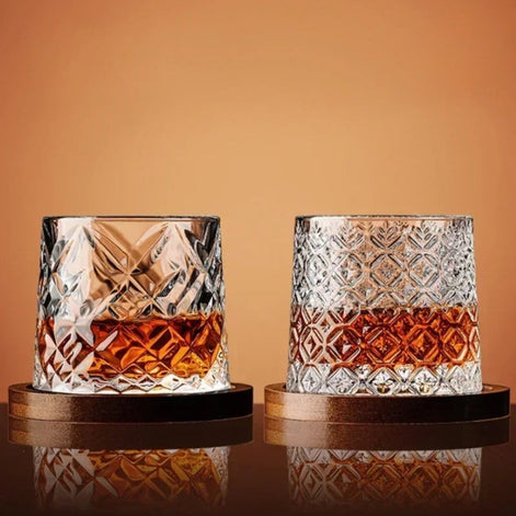 Luxevera Whiskygläser mit stabiler Basis und ausgewogener Form