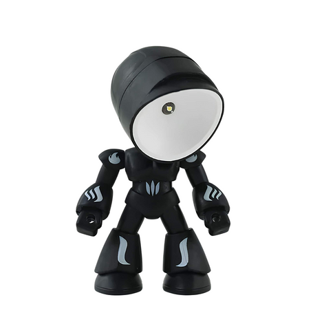 Robixa Tischleuchte in Roboterform – LED Lampe für Kinderzimmer und Innenräume