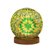 Mireva Tischleuchte mit Mosaikdesign – LED Lampe mit dimmbarer Funktion