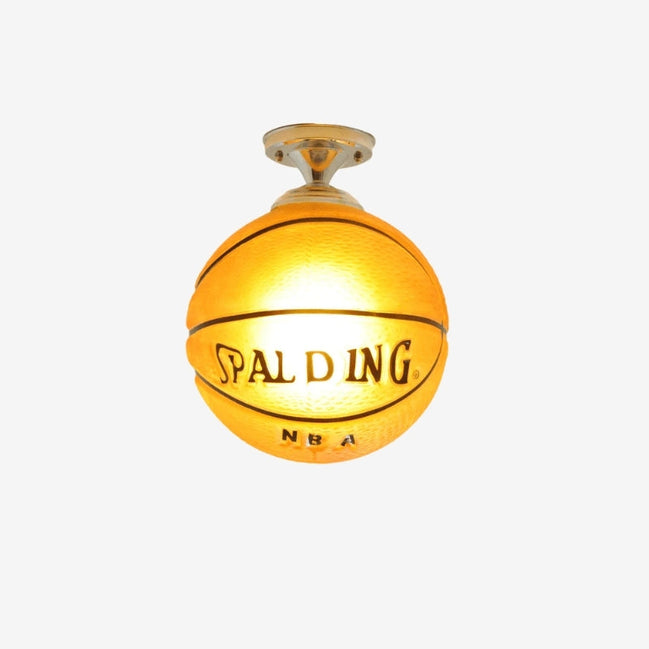 SportaGlow LED-Deckenleuchte – Deckenlampe mit Fußball- oder Basketballmotiv