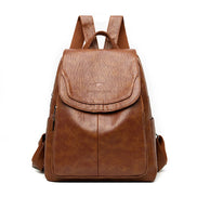 Damen Rucksack aus Mikrofaser-Kunstleder mit verdecktem Reissverschluss – Velarisse