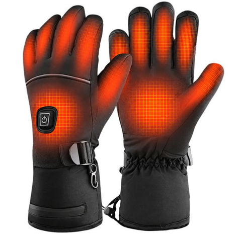 Elektrisch beheizbare Handschuhe mit Powerbanks und Touchscreen-Funktion – Thermovaro
