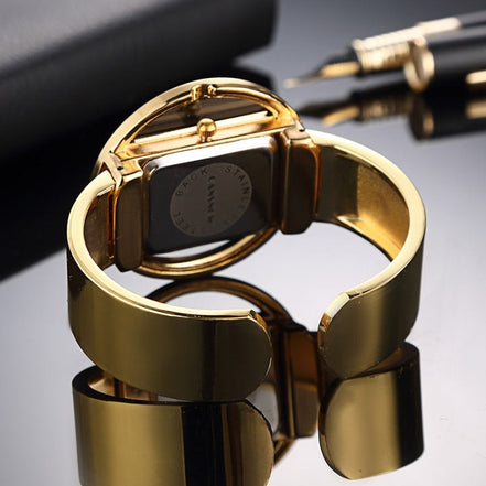 Laceyra Damen Armbanduhr mit ovalem Zifferblatt und verstellbarem Armband