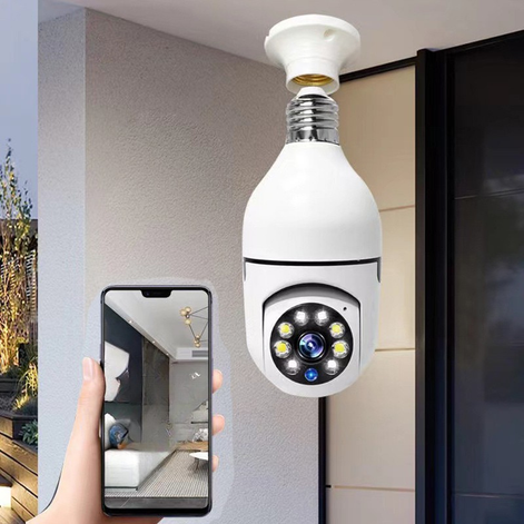 SecureView WLAN Überwachungskamera mit 360° Drehfunktion und Nachtsicht
