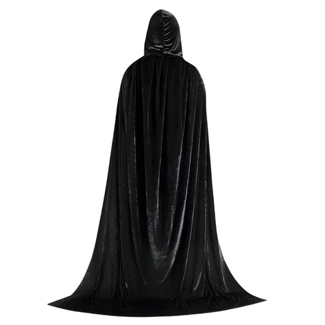 Lange Hexen-Cape mit Spitzhut für Kostümfeste – Ravena