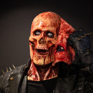 Halloween Vollgesichtsmaske mit beweglichem Kiefer und Magnetschale – Ravex