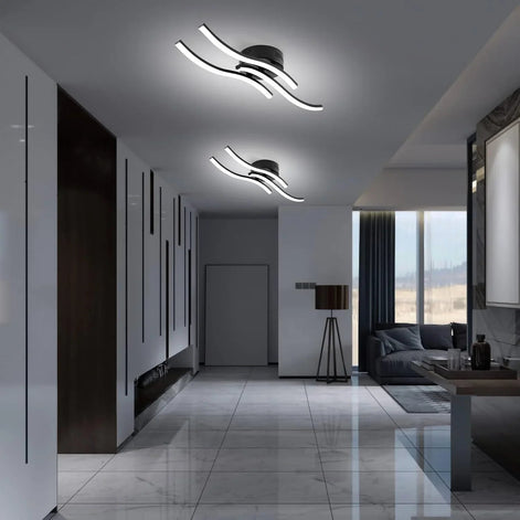 Formira Deckenleuchte mit LED-Beleuchtung und geschwungenem Design