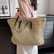 Laymira Damen Shopper aus Naturfasern mit verstellbaren Trägern