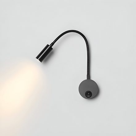 Flexora Nachttischleuchte mit Schwanenhals – LED Lampe mit 360° Drehung