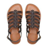 Lorvessa Damen Schuhe mit Schnallenriemen und flacher Sohle