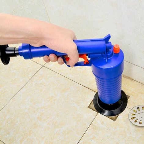 Drainova Rohrreiniger mit Handpumpe und Saugnapf