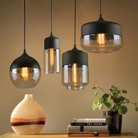 Lunovia LED Pendelleuchte aus Metall für Esszimmer, Küche und Wohnbereich
