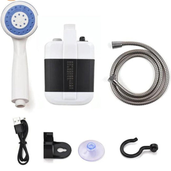 Hydrano Campingdusche – tragbare Dusche mit USB-Betrieb und Wasserpumpe
