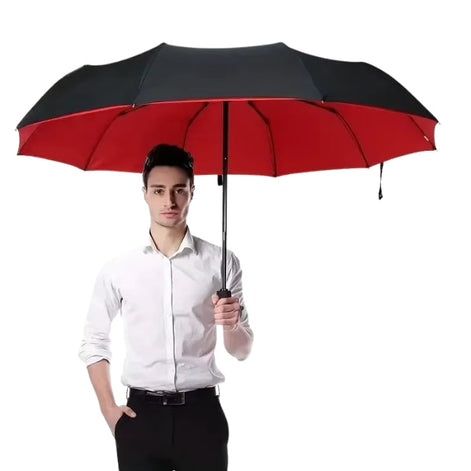Kompakter Automatik-Regenschirm mit 10 Streben Ravento