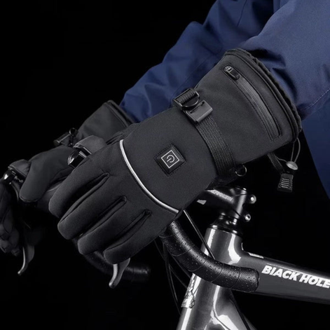 Elektrisch beheizbare Handschuhe mit Powerbanks und Touchscreen-Funktion – Thermovaro