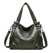 Marvella Handtasche Damen Leder Reißverschluss verstellbarer Gurt Tasche mit Innenfach