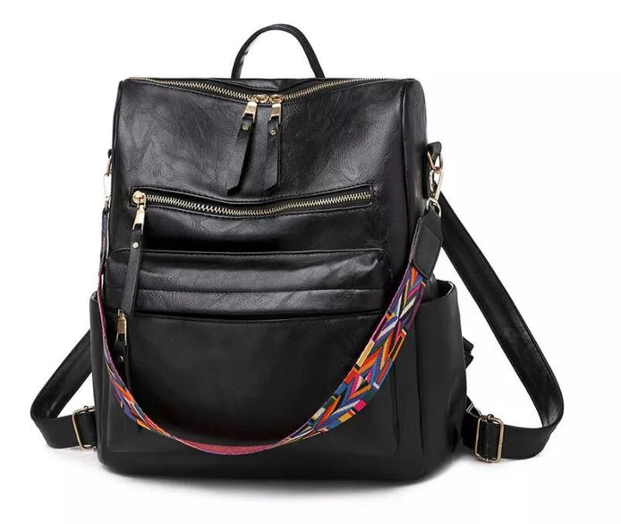 Tessavelle Damen Rucksack mit mehreren Fächern und modernem Design