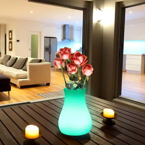 Floralux LED Vasenlampe mit Fernbedienung und Farbwechsel