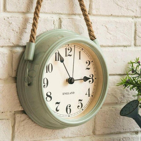 Norvian Wanduhr mit Quarzwerk und abgerundetem Design – dekorative Uhr