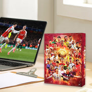 Fußball Adventskalender mit 24 Figuren und nummerierten Türchen – Torviano