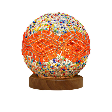 Mireva Tischleuchte mit Mosaikdesign – LED Lampe mit dimmbarer Funktion