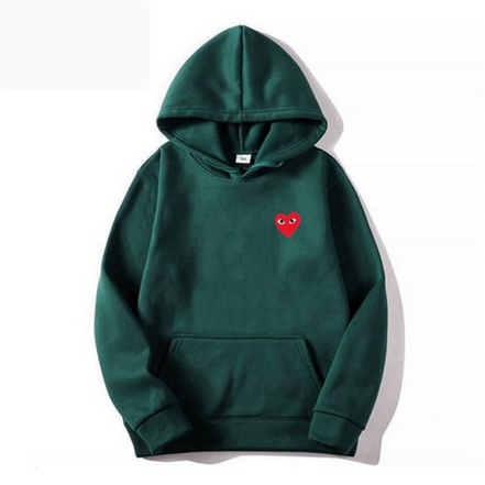 HeartBeat Hoodie – Unisex Kapuzenpullover mit Herzdetail