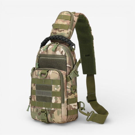 Virella Schultertasche aus Nylon mit verstellbarem Gurt und Reißverschluss