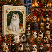 Katzen Adventskalender mit 24 Türchen und Weihnachtsmotiv – Mialvessa