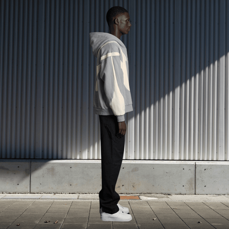 AbstractVibe Hoodie – Unisex Kapuzenpullover mit modernem Design