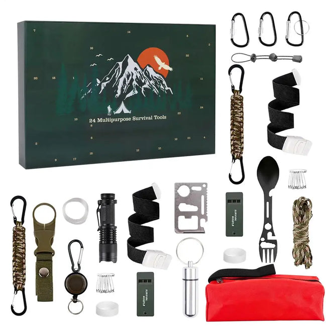 Adventskalender Survival Kits Für Männer – 24 Abenteuerliche Überraschungen Für Outdoor-Fans 6